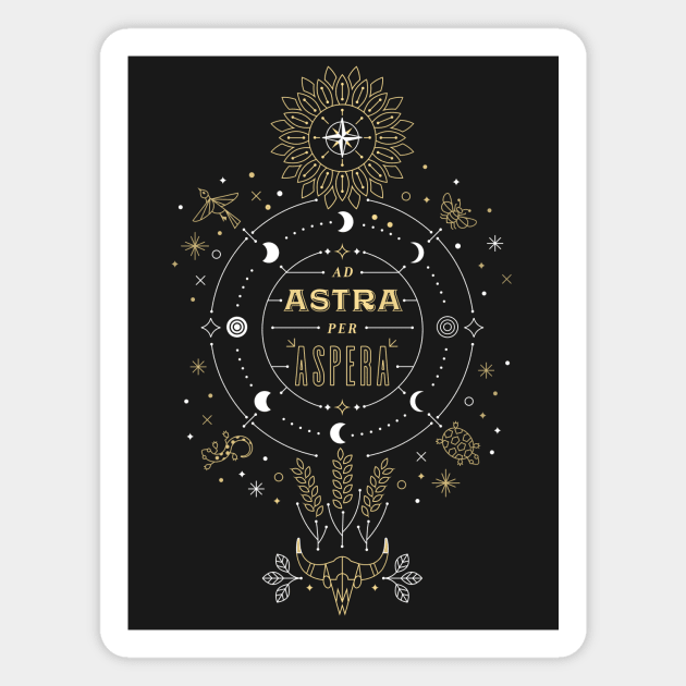 Ad Astra Magnet by CatCoq